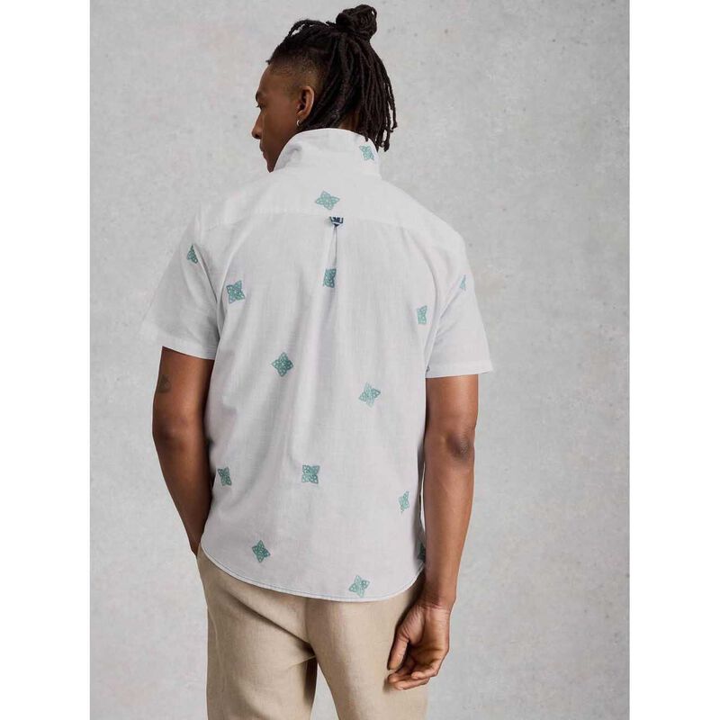 White Stuff Bourne S/S Embroidered Shirt image number 1